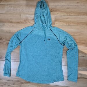 Under Armour women's size large greenish blue long sleeve shirt